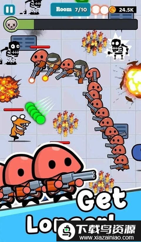 迷宫幸存者游戏(Slither Shoot Maze Survivor)截图2