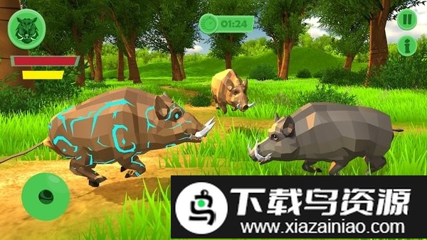 狩猎野猪模拟器最新版(Pig Savanna Warthog Game)截图3