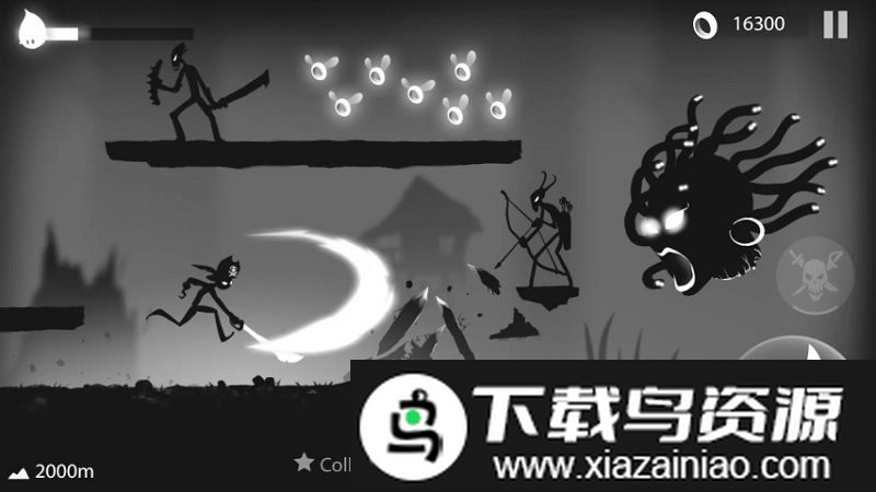 火柴人酷跑暗影冒险游戏(Stickman Run)截图4