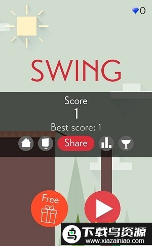 摇摆秋千手游(Swing by Swing)截图1