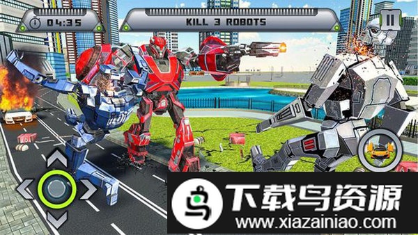 警车变形金刚游戏截图2