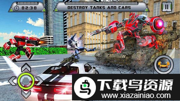 警车变形金刚游戏截图4