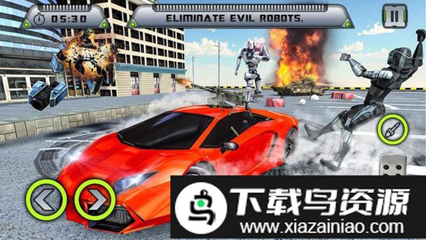 警车变形金刚游戏截图5