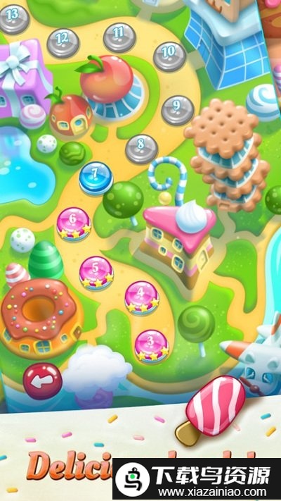 彩虹猫糖果比赛游戏截图1