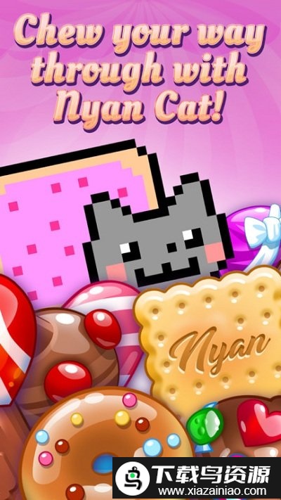 彩虹猫糖果比赛游戏截图3