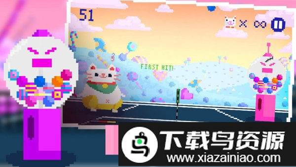 糖果猫网球游戏截图1