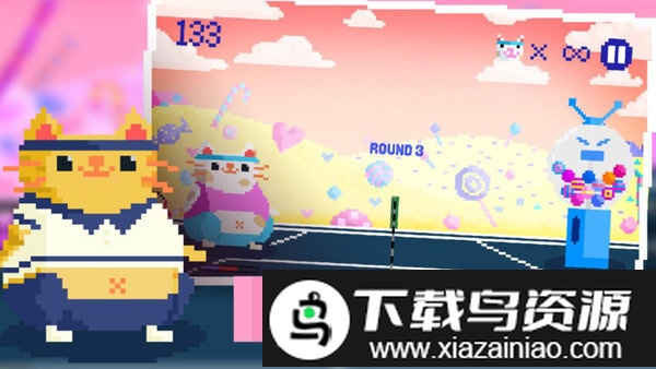 糖果猫网球游戏截图2