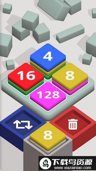 2048方块堆栈游戏截图1