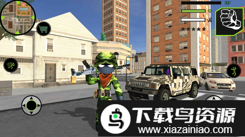 美军火柴人绳索英雄最新版截图4