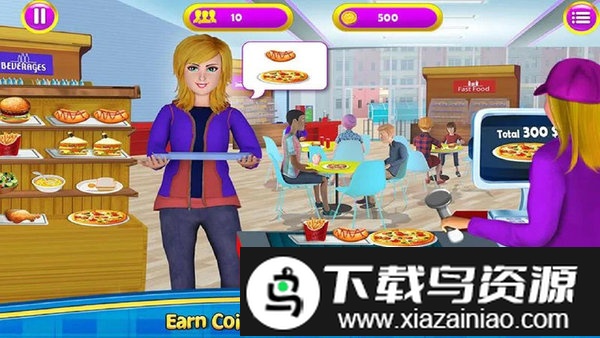 咖啡厅收银员游戏截图2