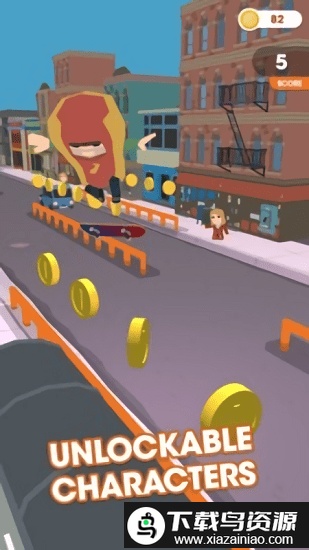 滑板街霸游戏截图2