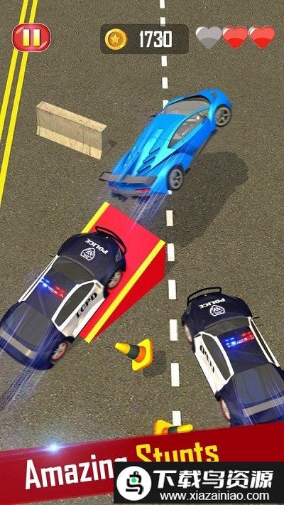 警车追逐大师3d中文版截图1