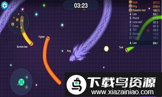 贪吃龙大作战游戏截图1