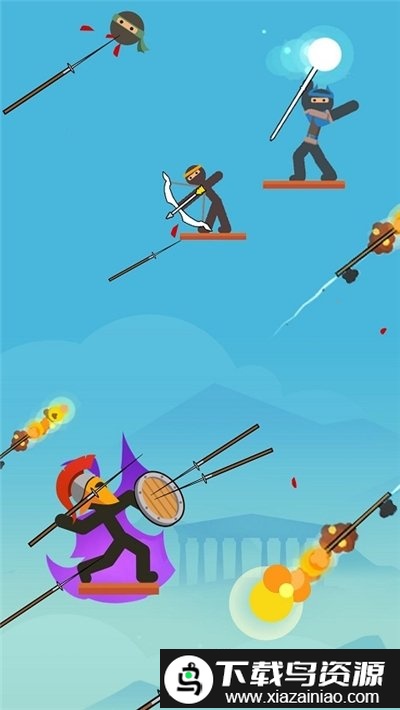 火柴人投掷游戏截图2