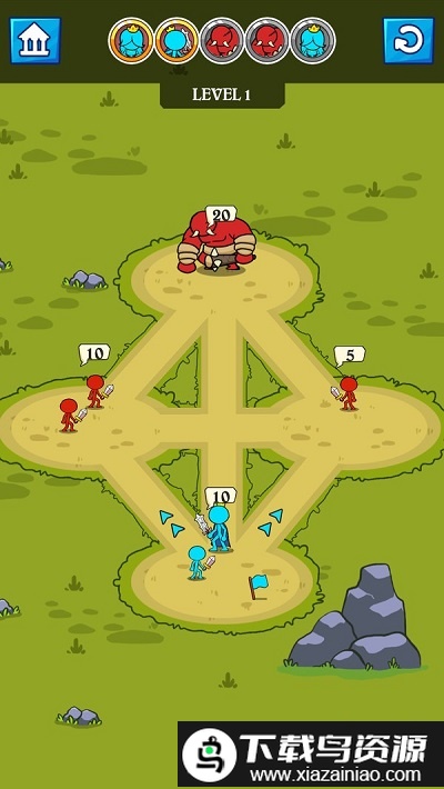 火柴人冲突战争游戏截图2