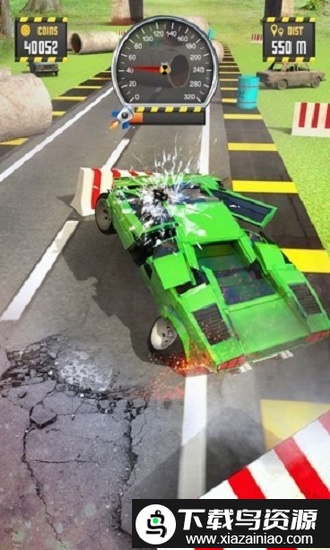 坡道跳车特技游戏截图1