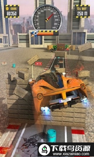 坡道跳车特技游戏截图2