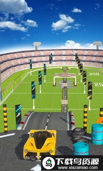 坡道跳车特技游戏截图3