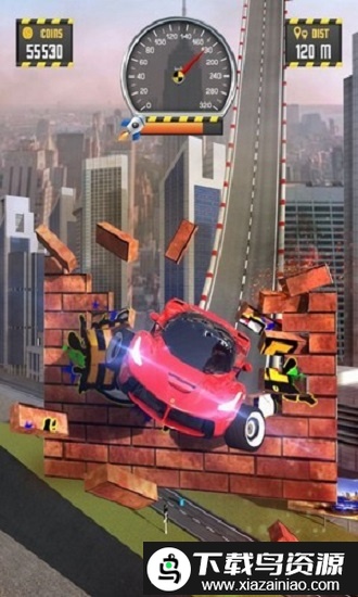 坡道跳车特技游戏截图4