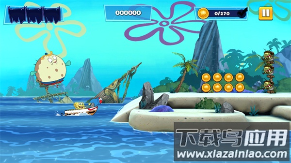 海绵宝宝蟹堡追击令安卓下载(Spongebob)截图2
