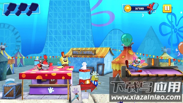 海绵宝宝蟹堡追击令安卓下载(Spongebob)截图3