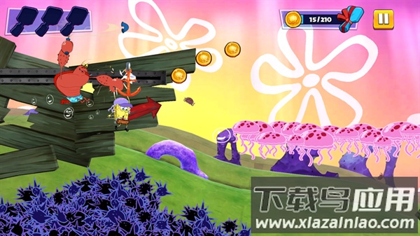 海绵宝宝蟹堡追击令安卓下载(Spongebob)截图4