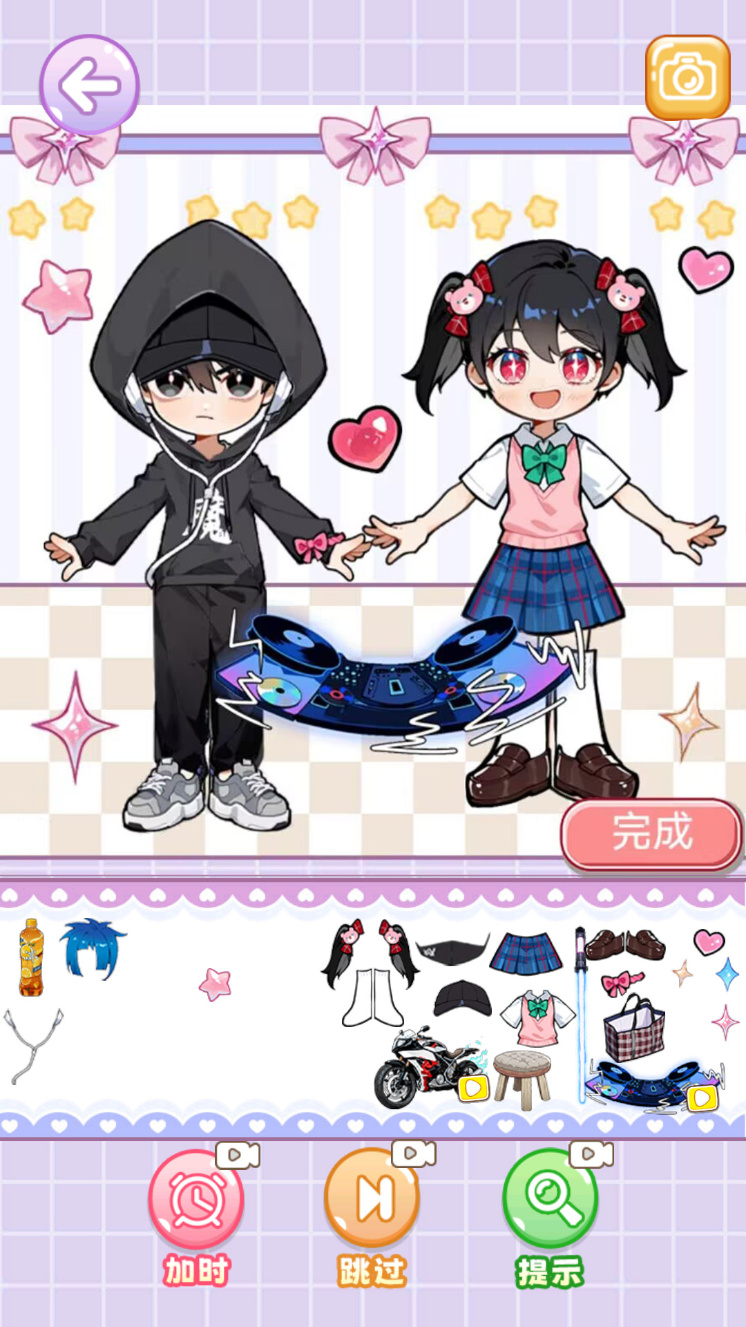 安静书女孩世界游戏截图3