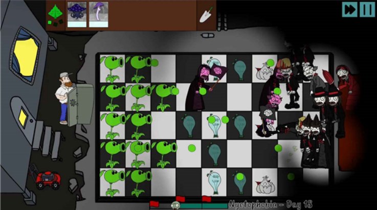 植物大战太空僵尸游戏(Plants Vs. Space Zombies)截图1