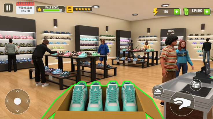 购物中心模拟器2025(Mall and Fast Food Simulator 3D)截图1