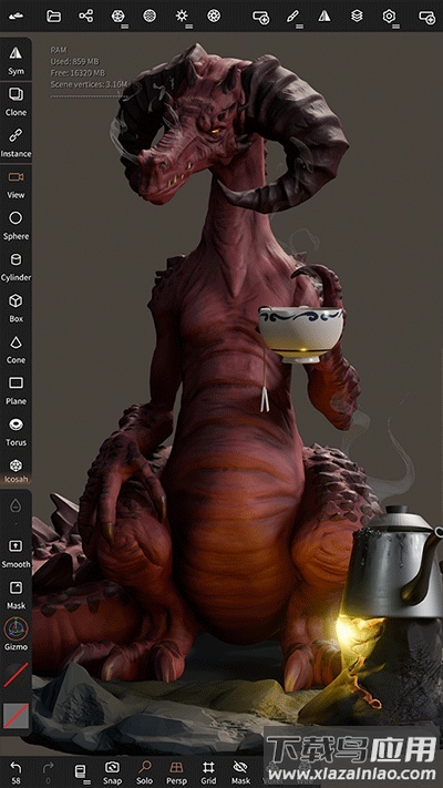 nomad3d建模app截图2