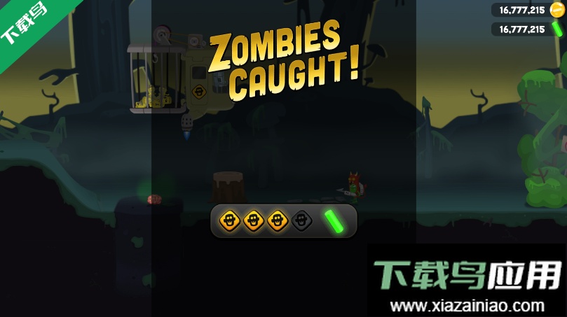 僵尸榨汁机修改版下载(Zombie Catchers)截图7