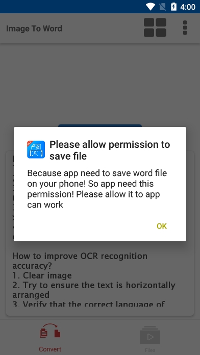 Photo to Word Converter(照片转文字)手机版截图3