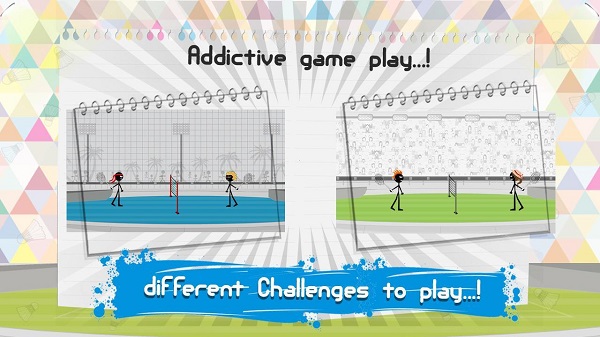 火柴人羽毛球手机游戏最新版截图2