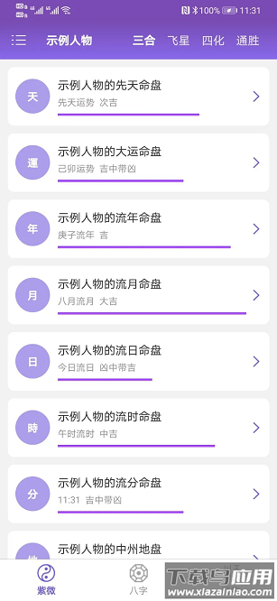 紫微斗数生辰八字软件最新版截图1