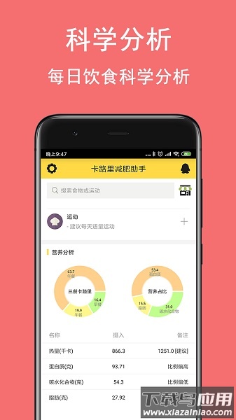 卡路里减肥助手软件截图2