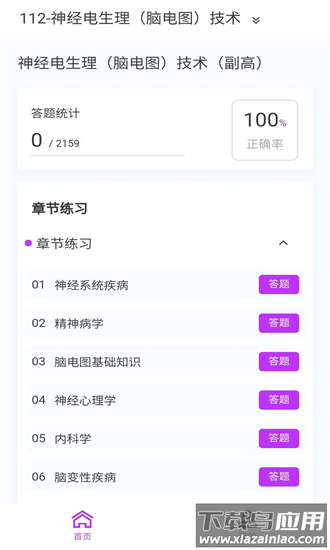 神经电生理技术新题库最新版截图1