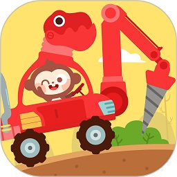 儿歌多多恐龙车